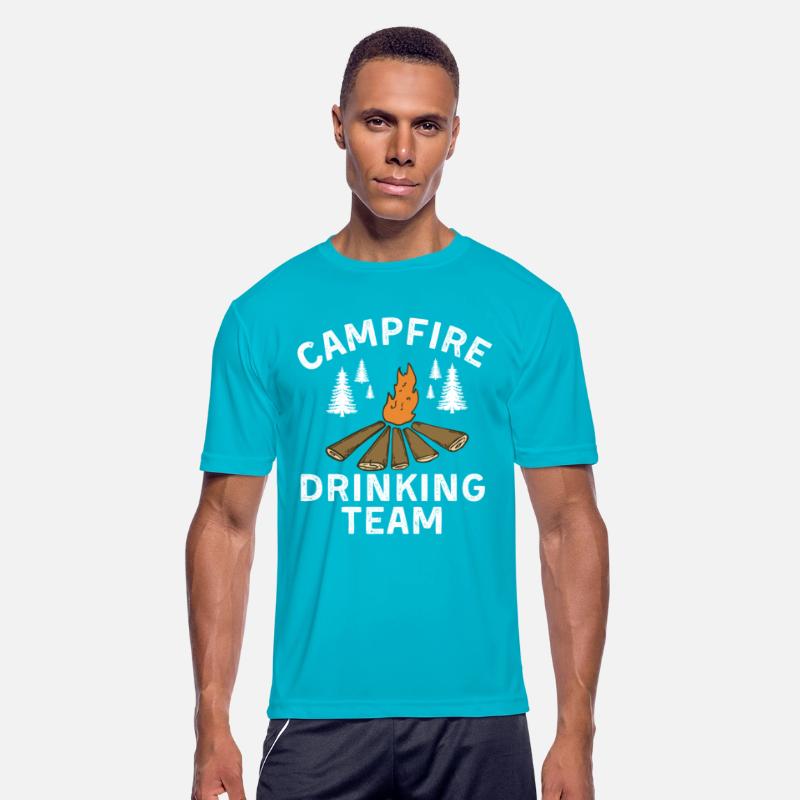 Campfire drinking team for adventure lover gift