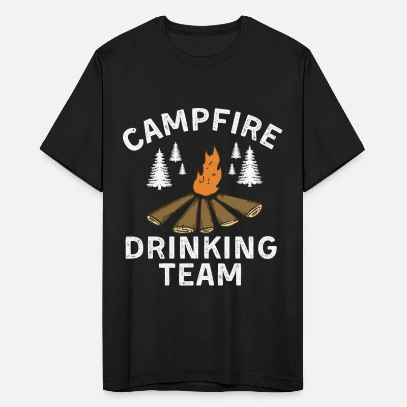 Campfire drinking team for adventure lover gift
