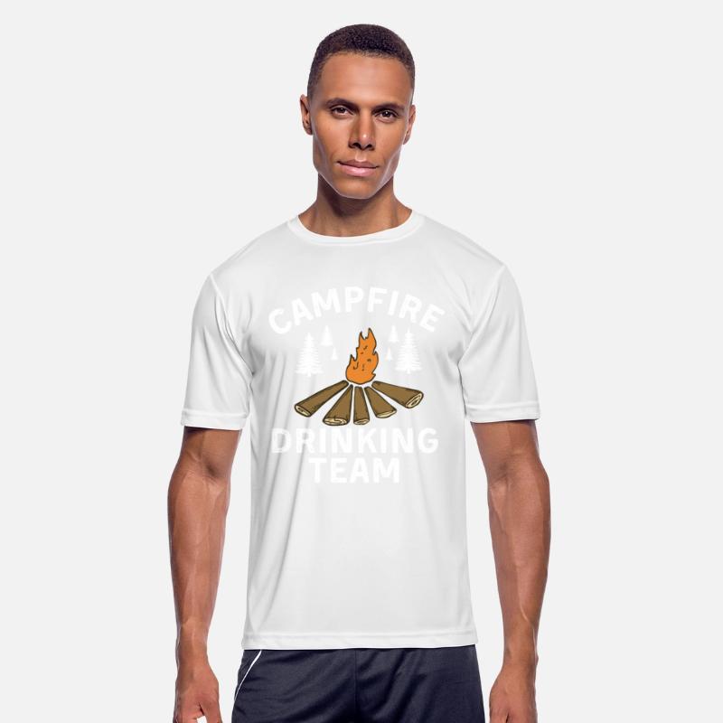 Campfire drinking team for adventure lover gift