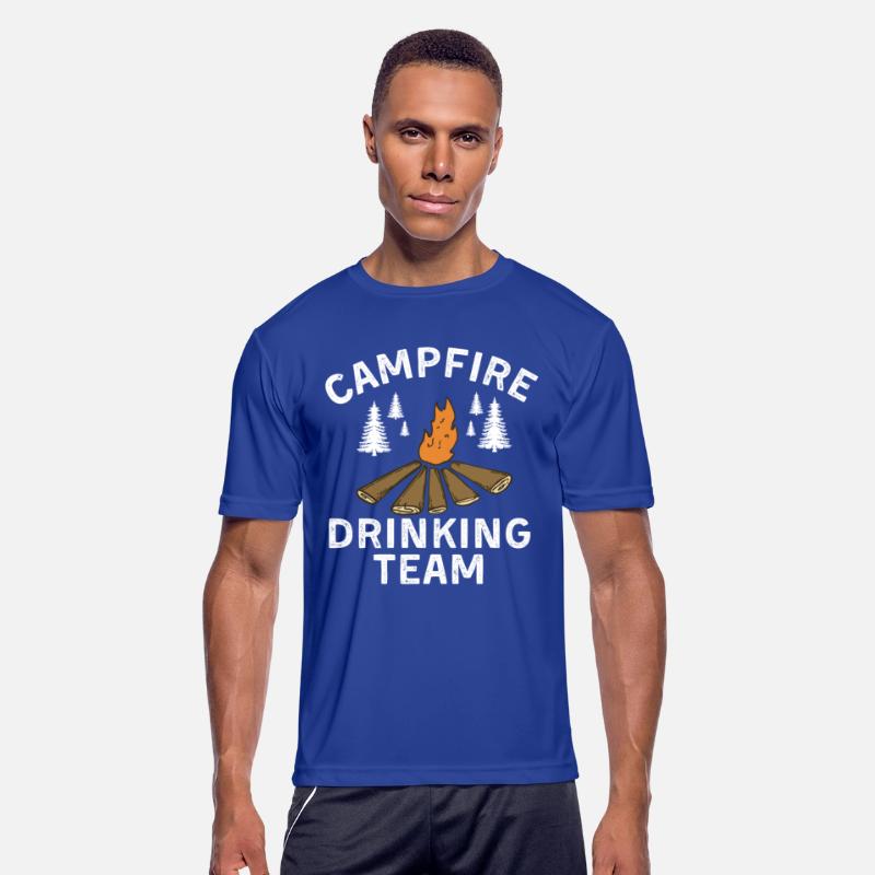 Campfire drinking team for adventure lover gift