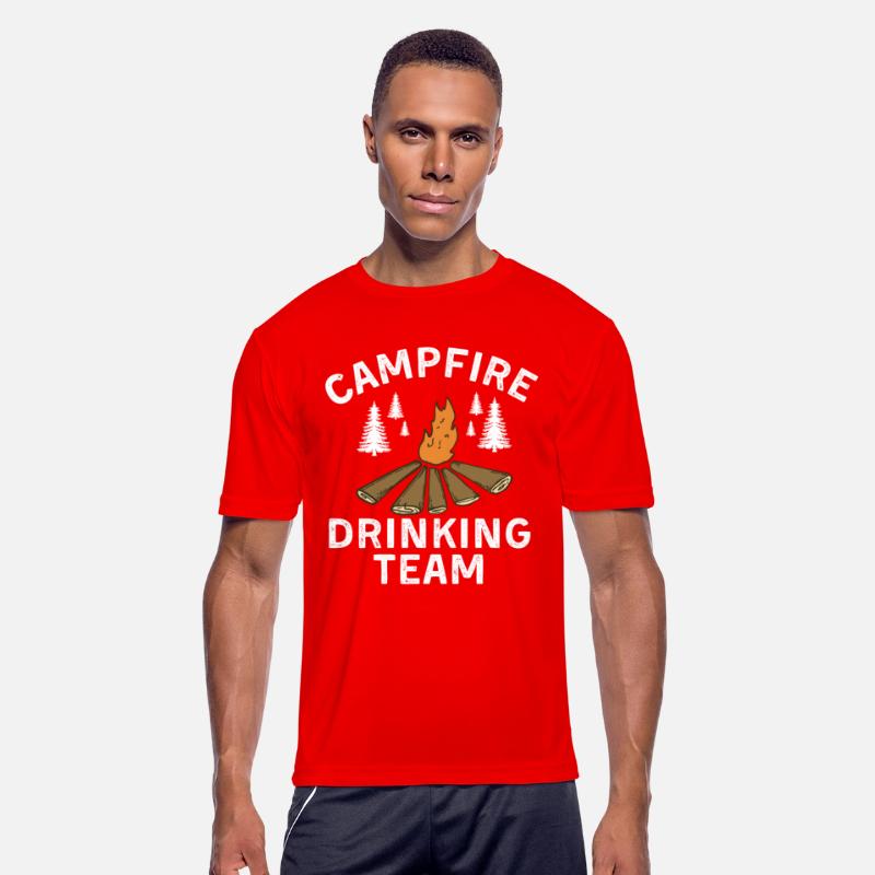 Campfire drinking team for adventure lover gift