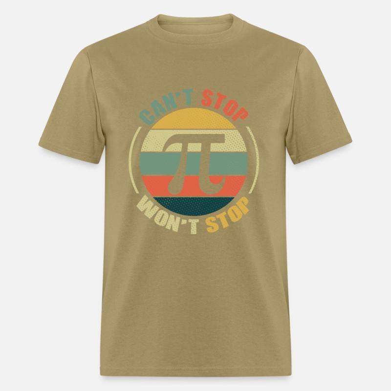 Can't Stop Won't Stop Retro Pi Day Math Equations