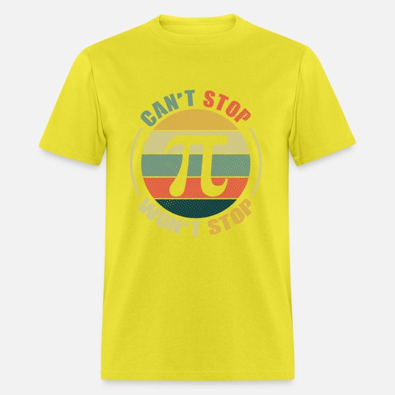 Can't Stop Won't Stop Retro Pi Day Math Equations
