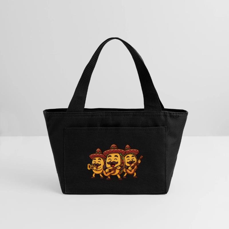 Cartoon Taco Mariachi Band