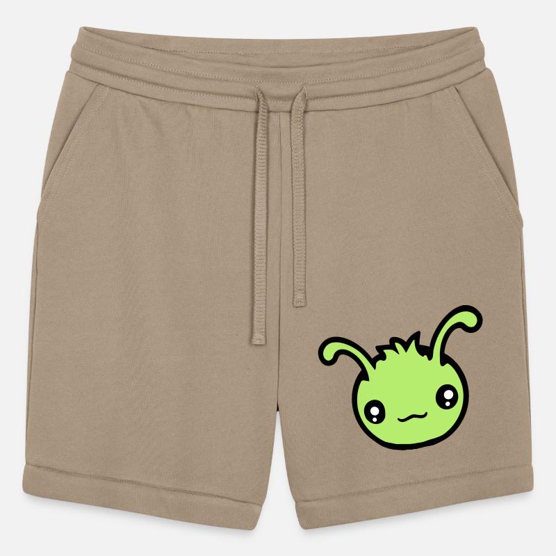 Caterpillar alien cute little monster happy smile