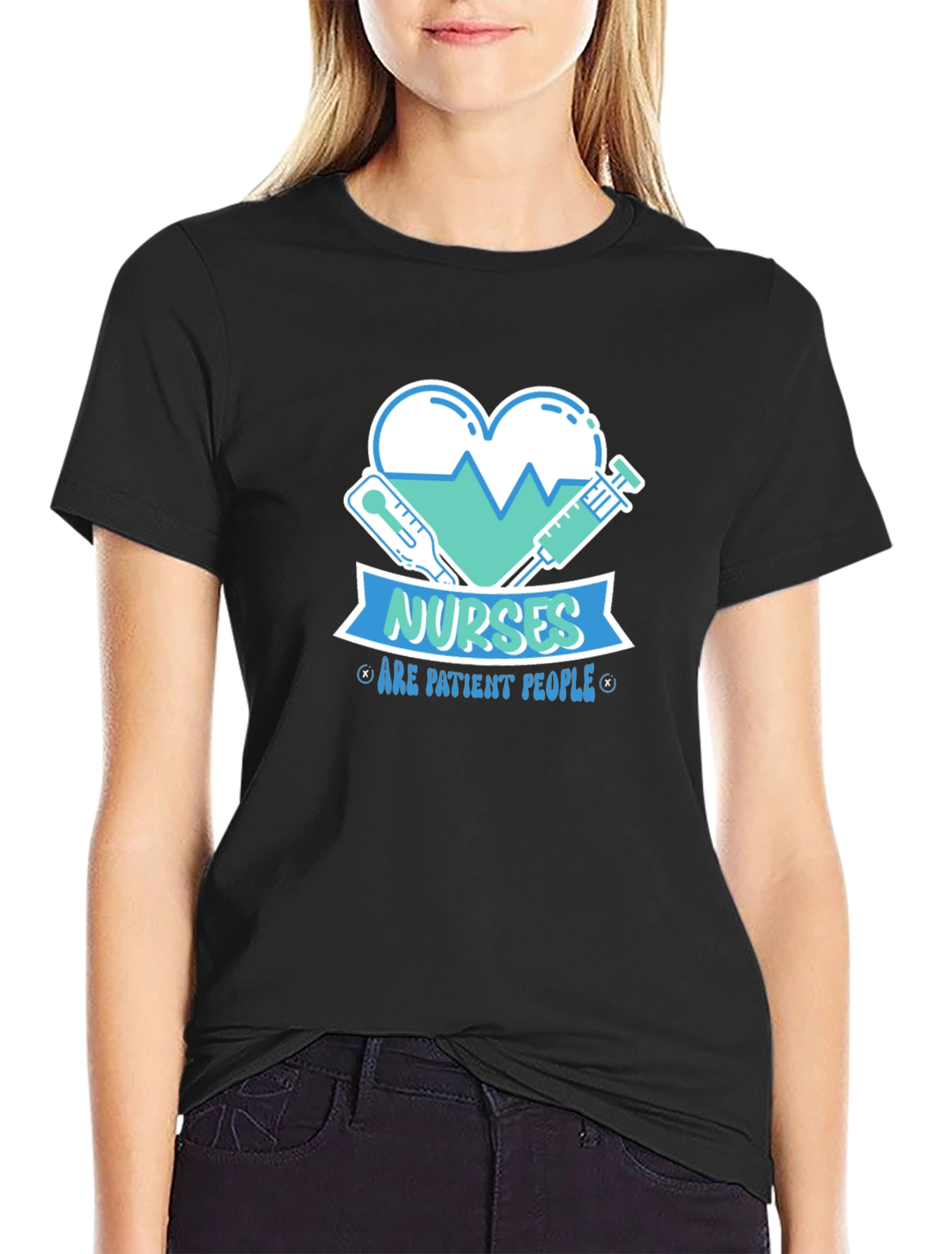 Nurses Are Patient People Graphic Tee