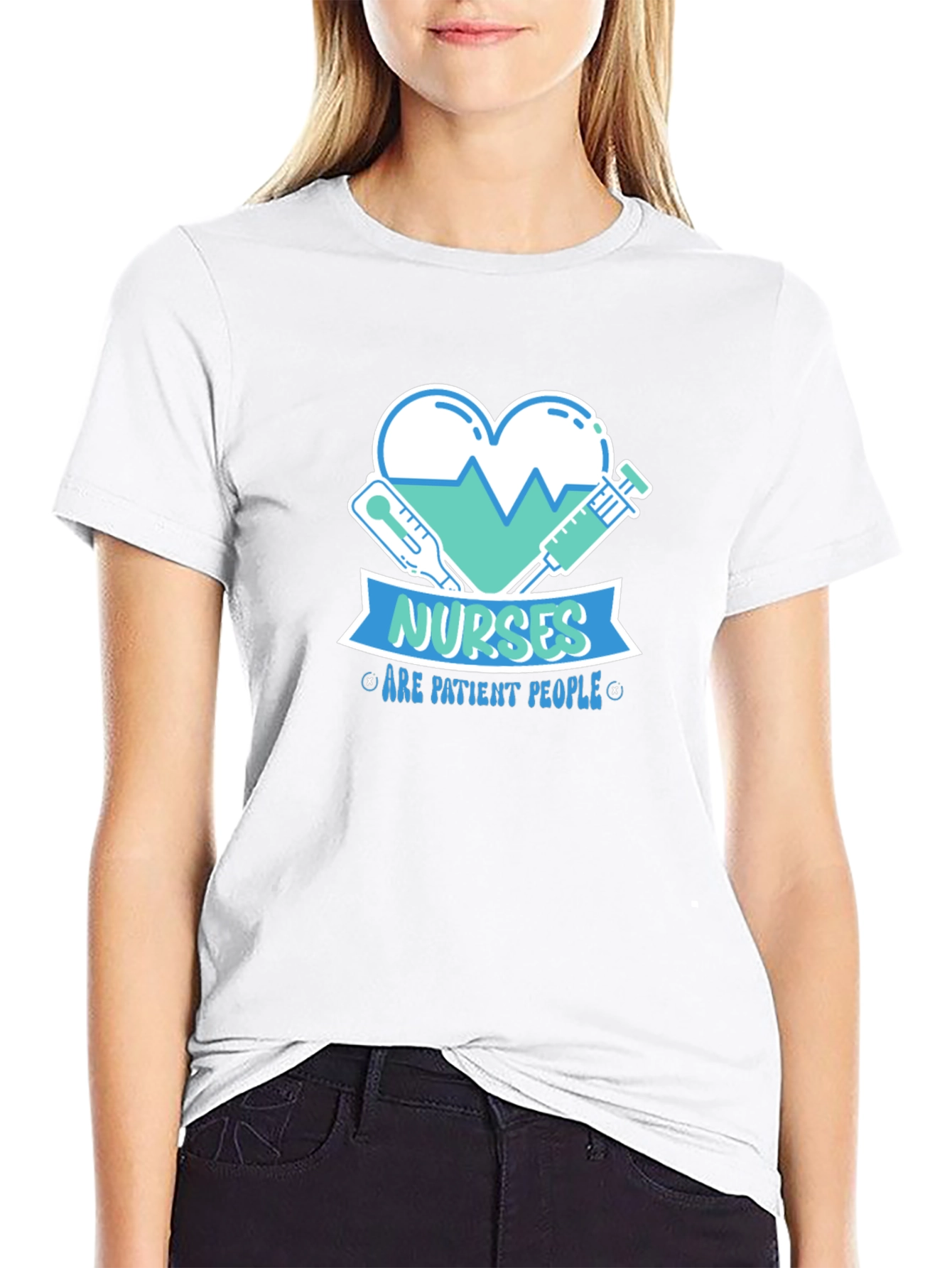 Nurses Are Patient People Graphic Tee