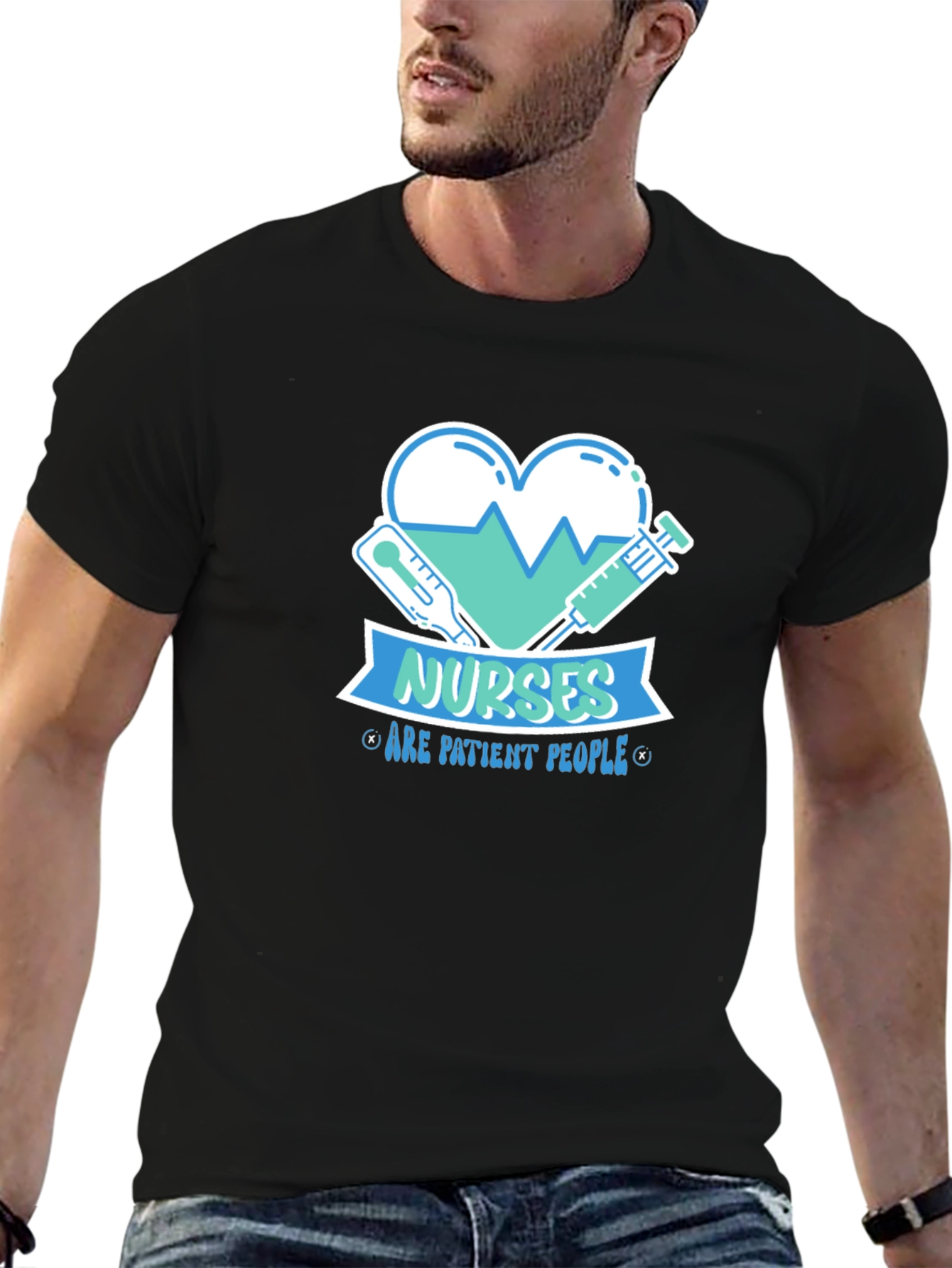 Nurses Are Patient People Graphic Tee