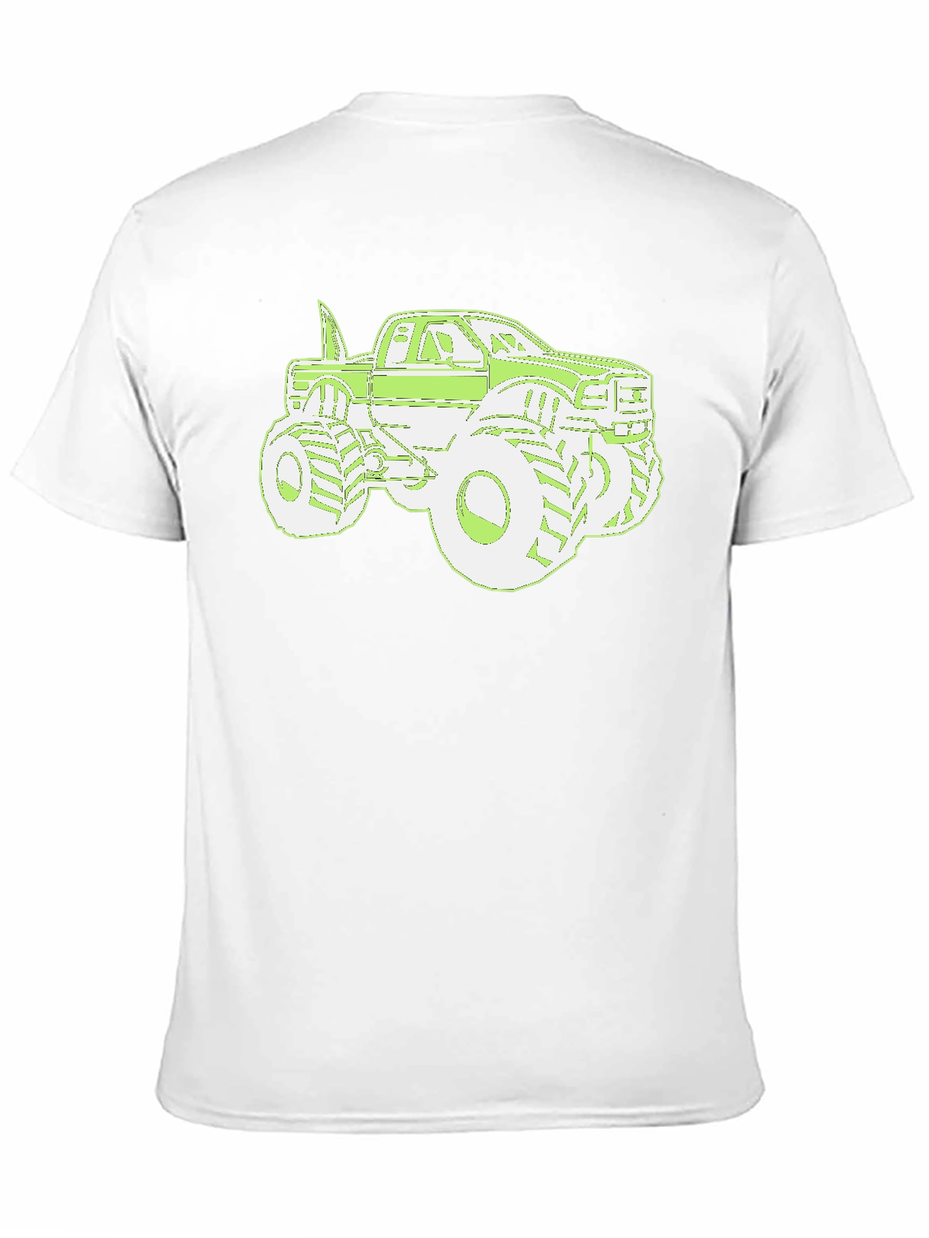 Monster Truck Graphic Tee - Cool Mens Black T-Shirt
