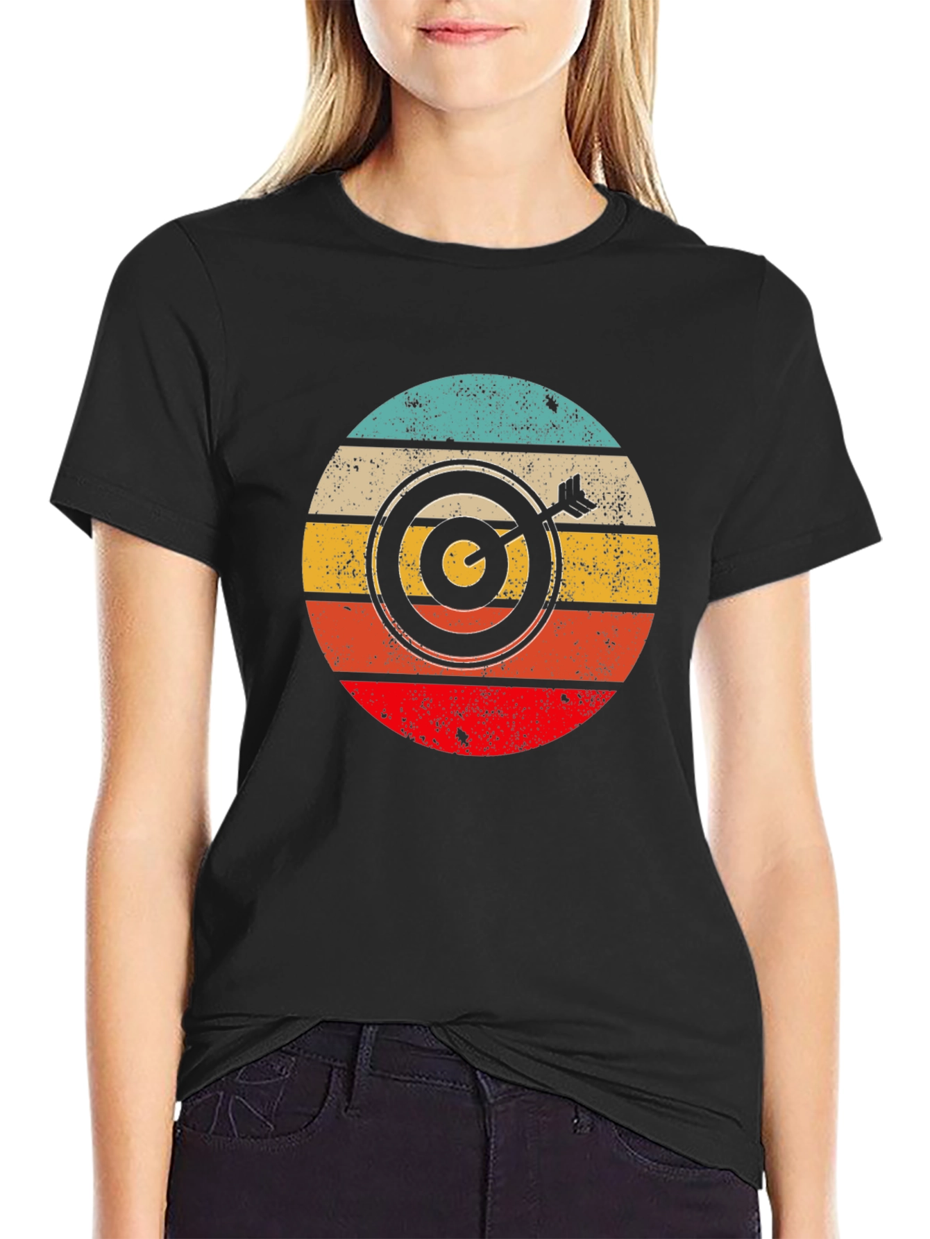Retro Dartboard T-Shirt - Classic Style