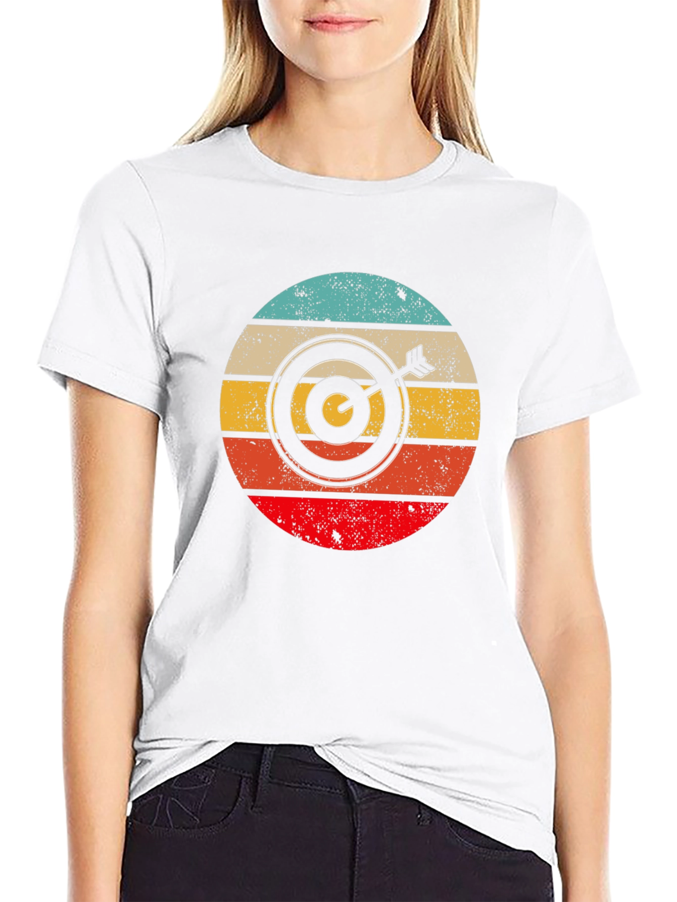 Retro Dartboard T-Shirt - Classic Style