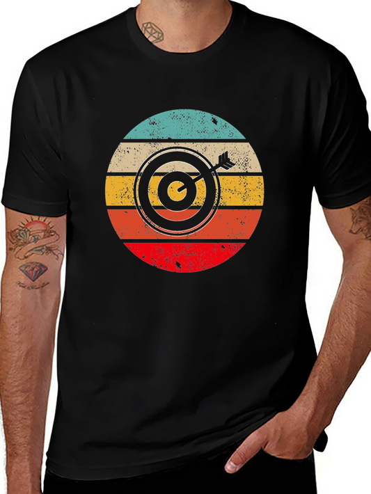 Retro Dartboard T-Shirt - Classic Style