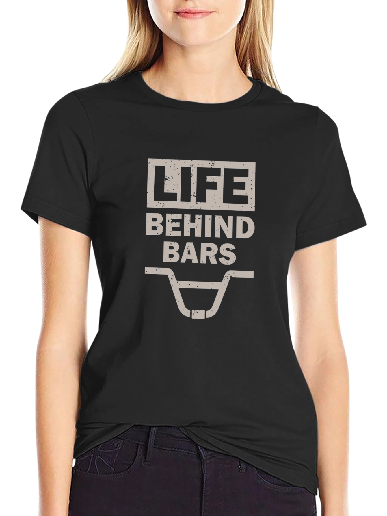 Life Behind Bars T-Shirt - BMX Bike Graphic Tee