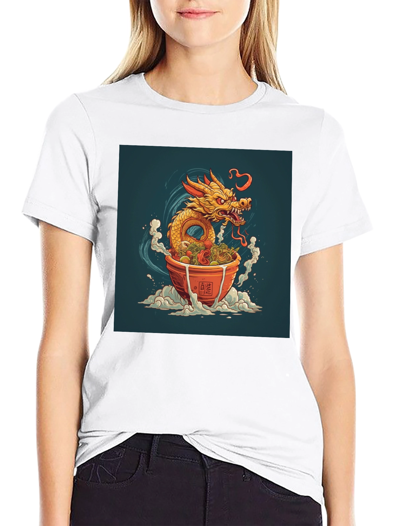 Dragon Ramen T-Shirt - Unique Graphic Tee