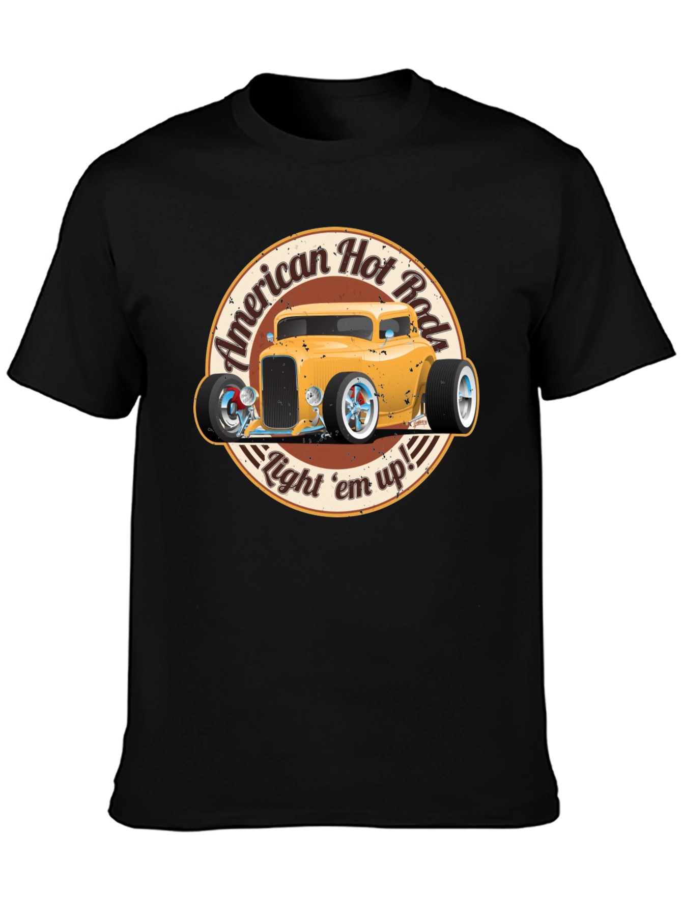 American Hot Rod T-Shirt - Light em up!