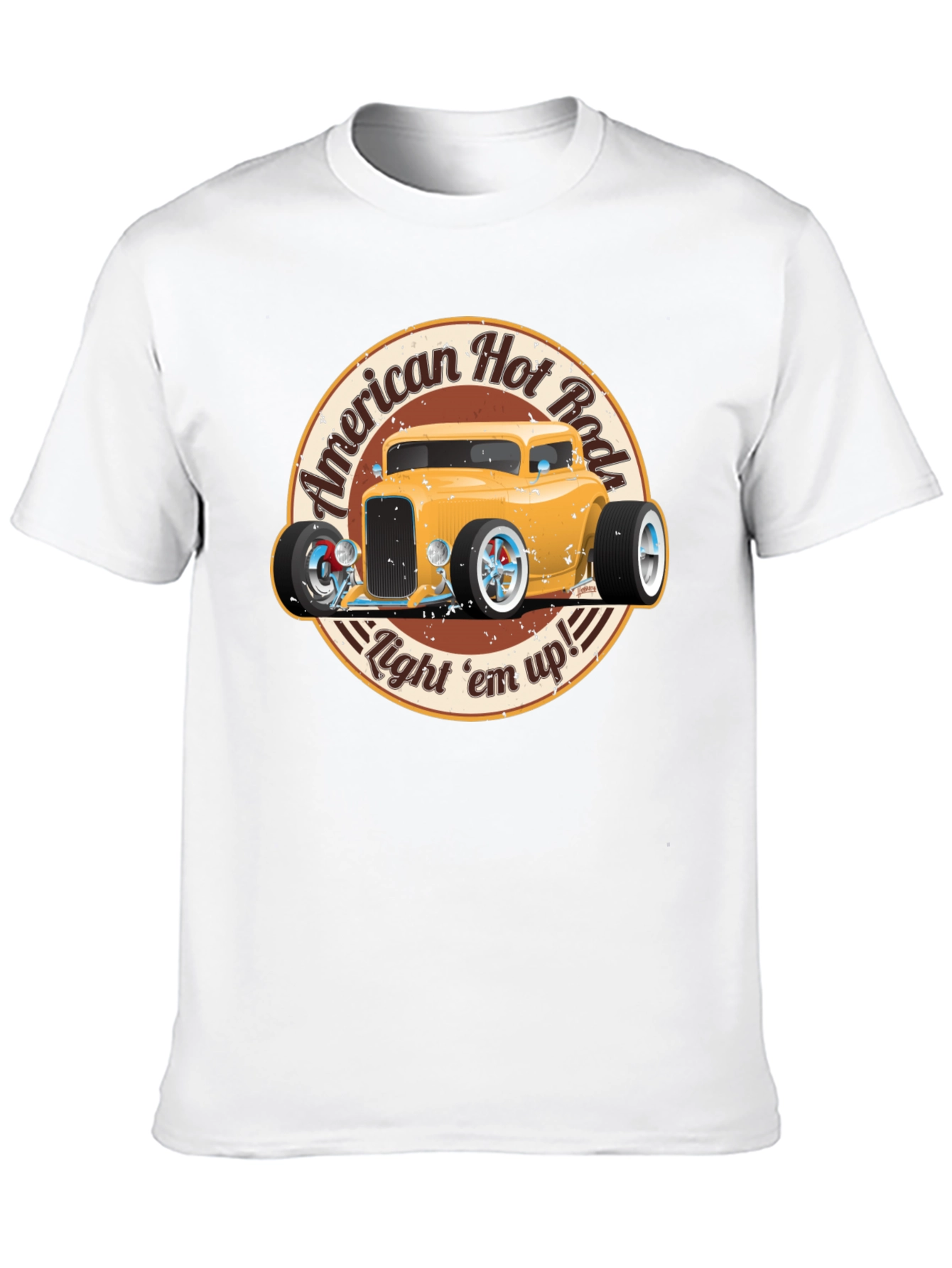 American Hot Rod T-Shirt - Light em up!