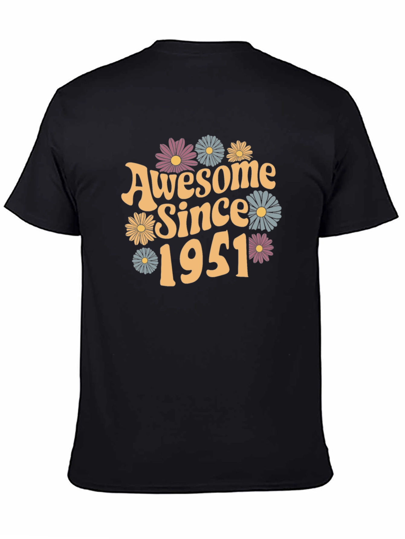 Awesome Since 1951 Floral Graphic Tee
