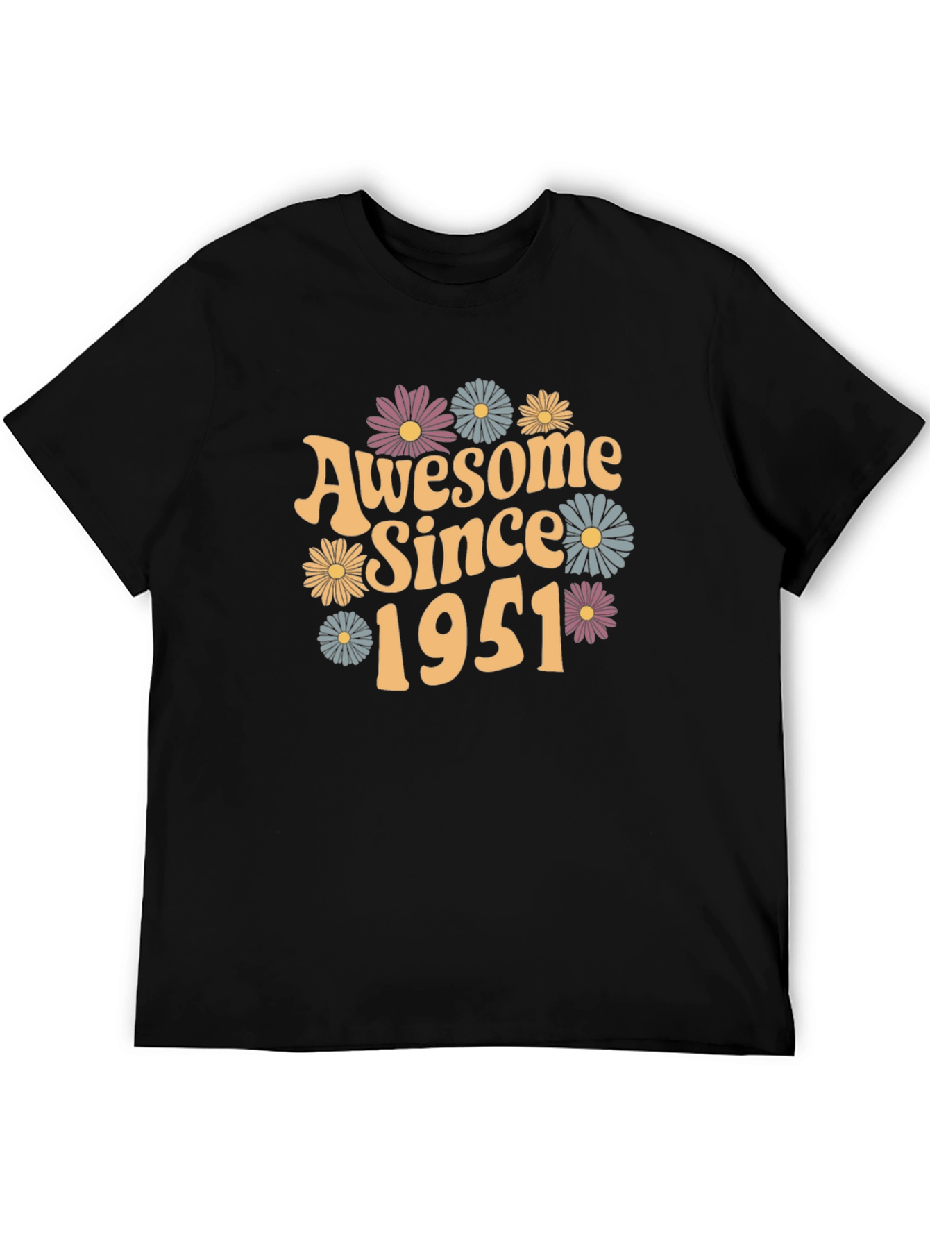Awesome Since 1951 Floral Graphic Tee