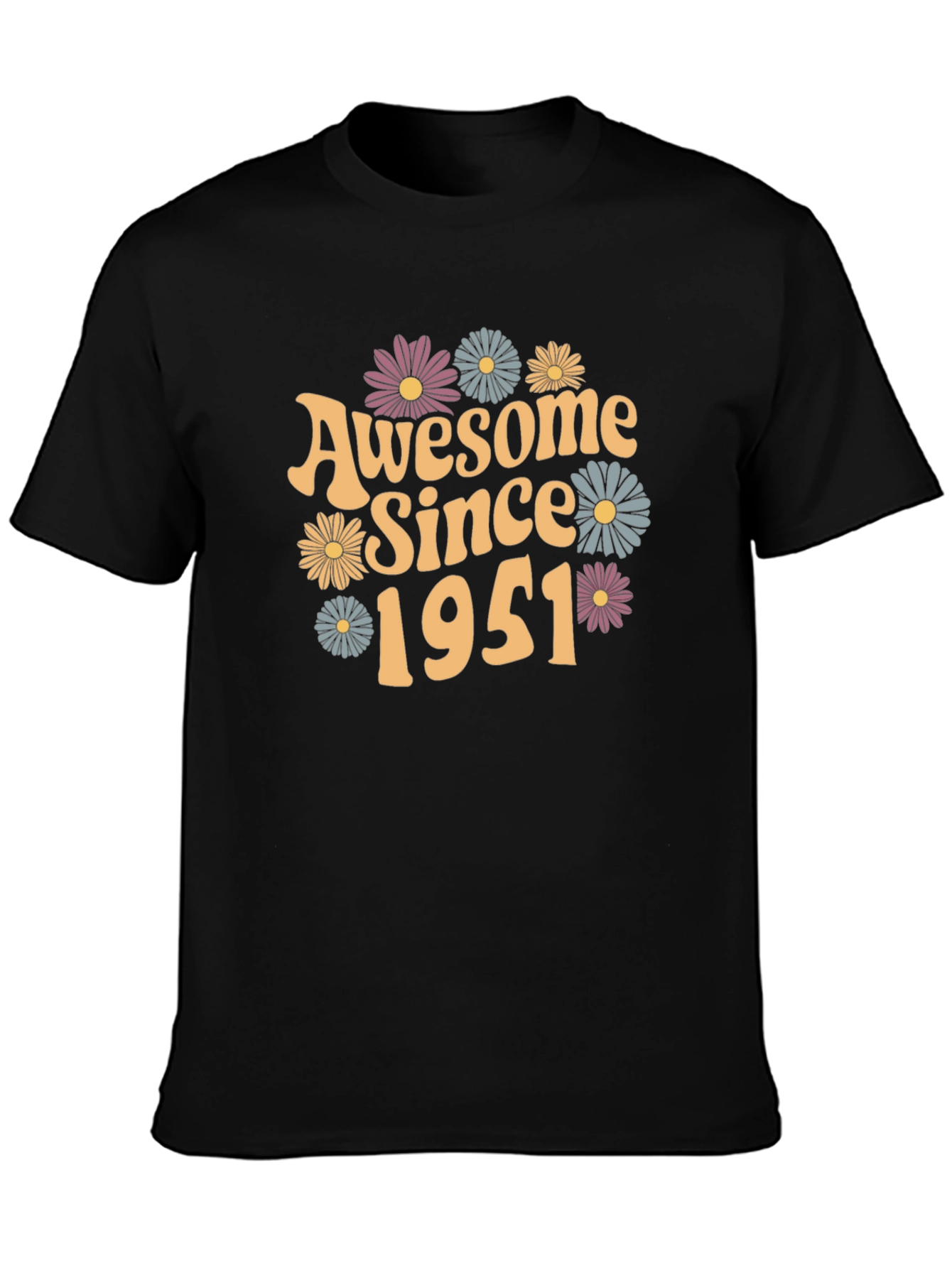 Awesome Since 1951 Floral Graphic Tee