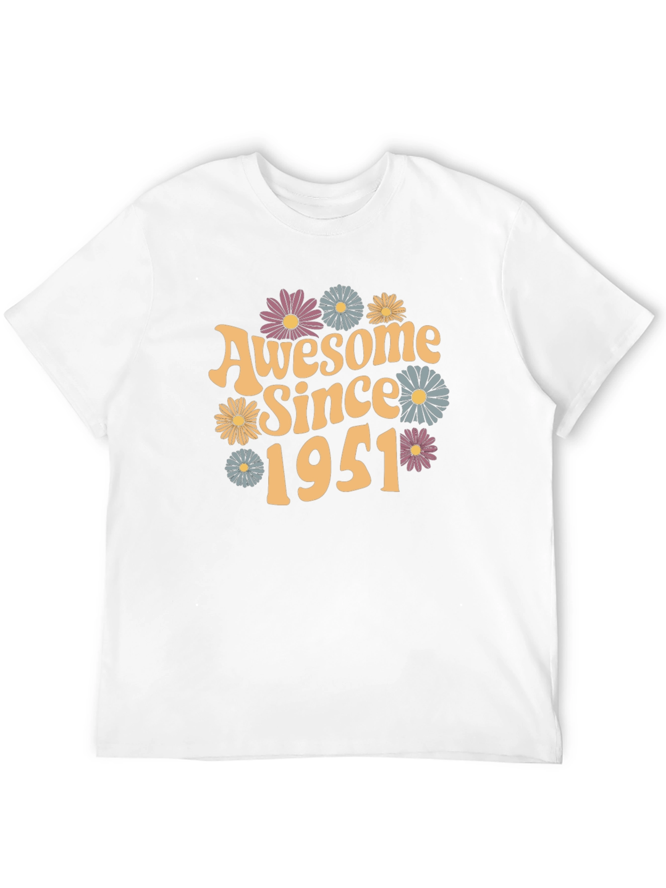 Awesome Since 1951 Floral Graphic Tee