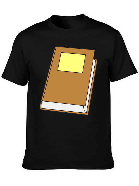 Bookworm Tee: Novelty Book Graphic T-Shirt