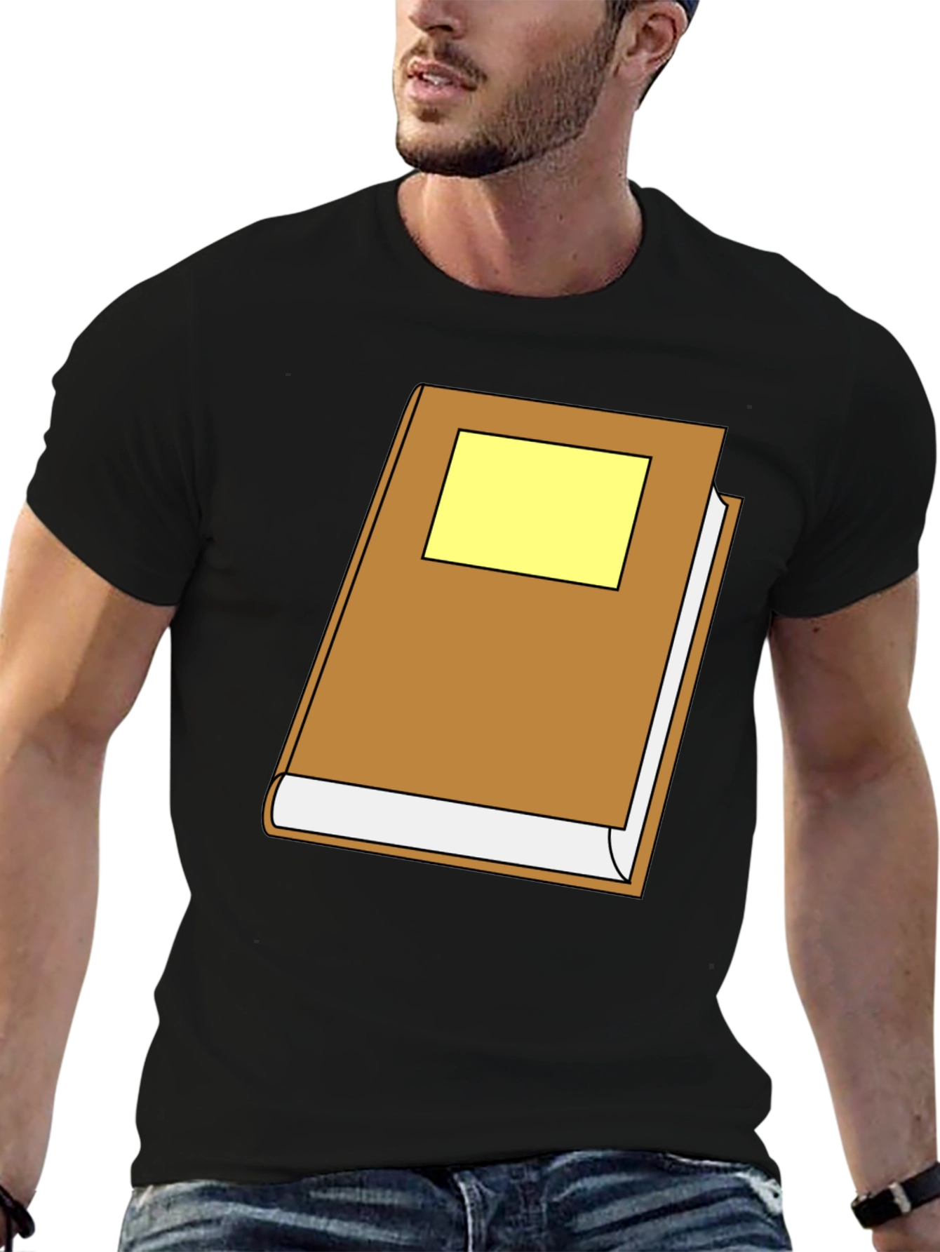 Bookworm Tee: Novelty Book Graphic T-Shirt