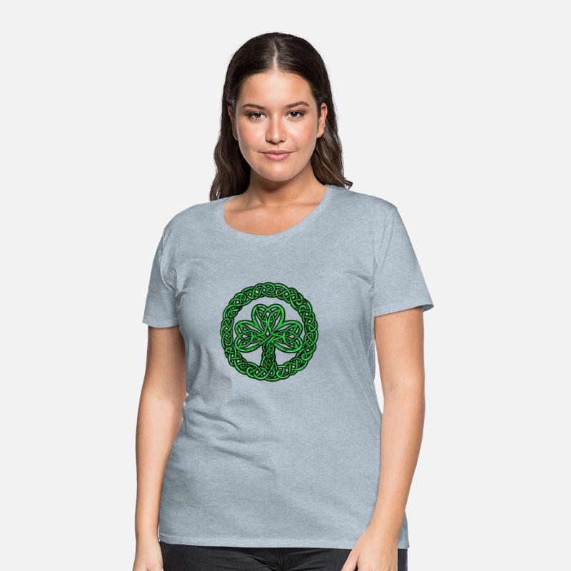 Celtic Knot Irish Shamrock 3 Leaf C St Pats