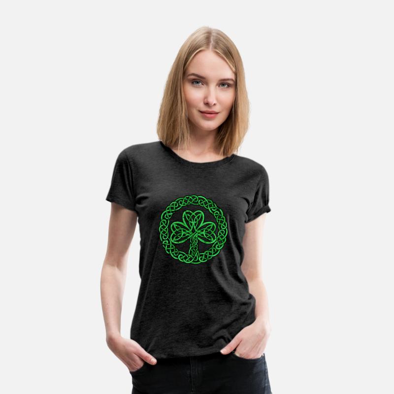 Celtic Knot Irish Shamrock 3 Leaf C St Pats