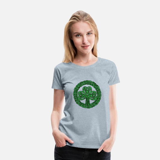 Celtic Knot Irish Shamrock 3 Leaf C St Pats