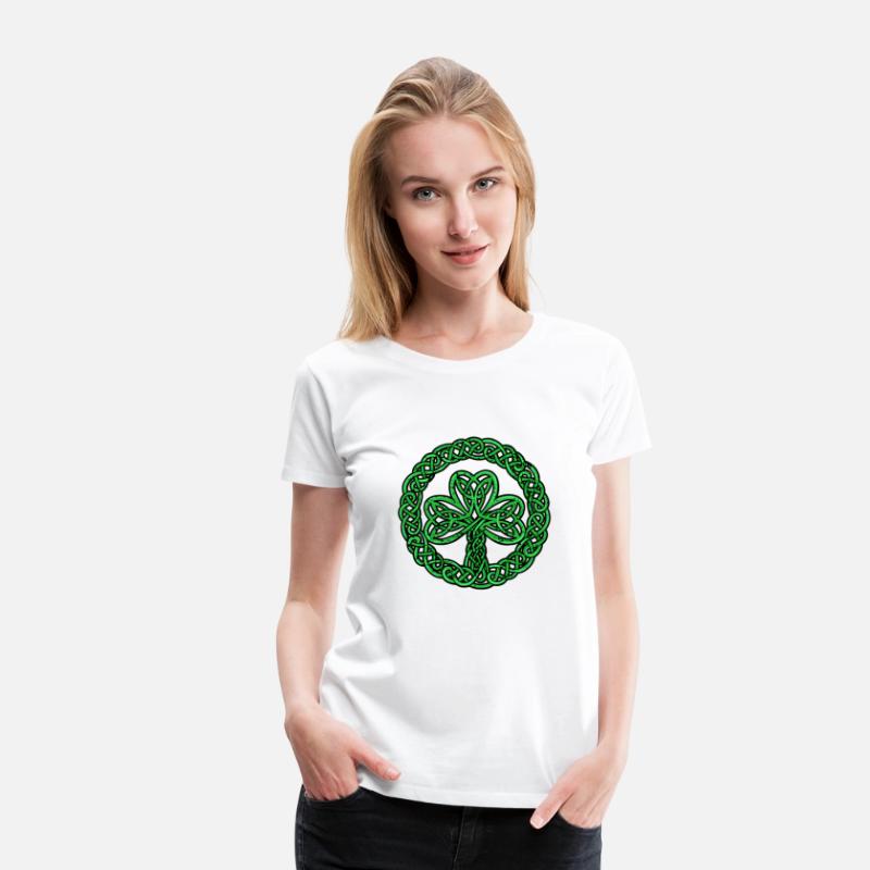 Celtic Knot Irish Shamrock 3 Leaf C St Pats