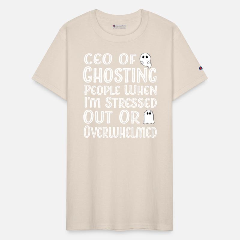 ceo of ghosting people when i'm stressed out or ov