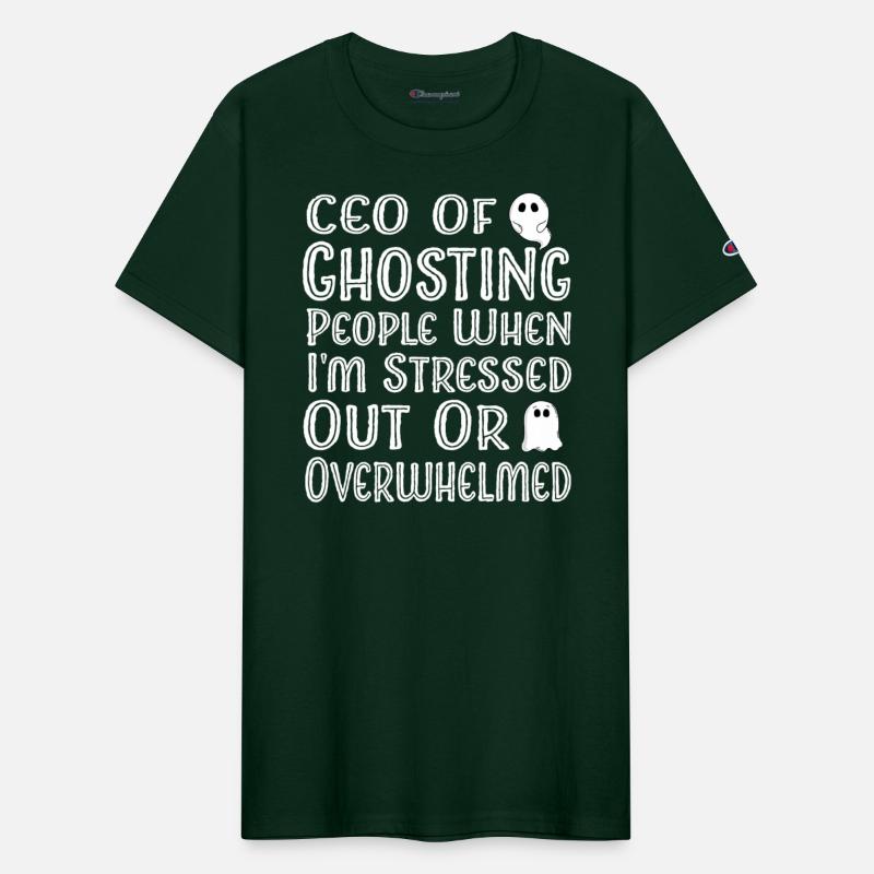 ceo of ghosting people when i'm stressed out or ov