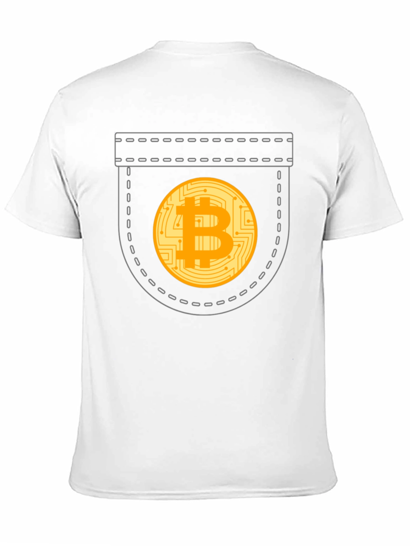 Bitcoin Pocket T-Shirt - Crypto Currency Tee