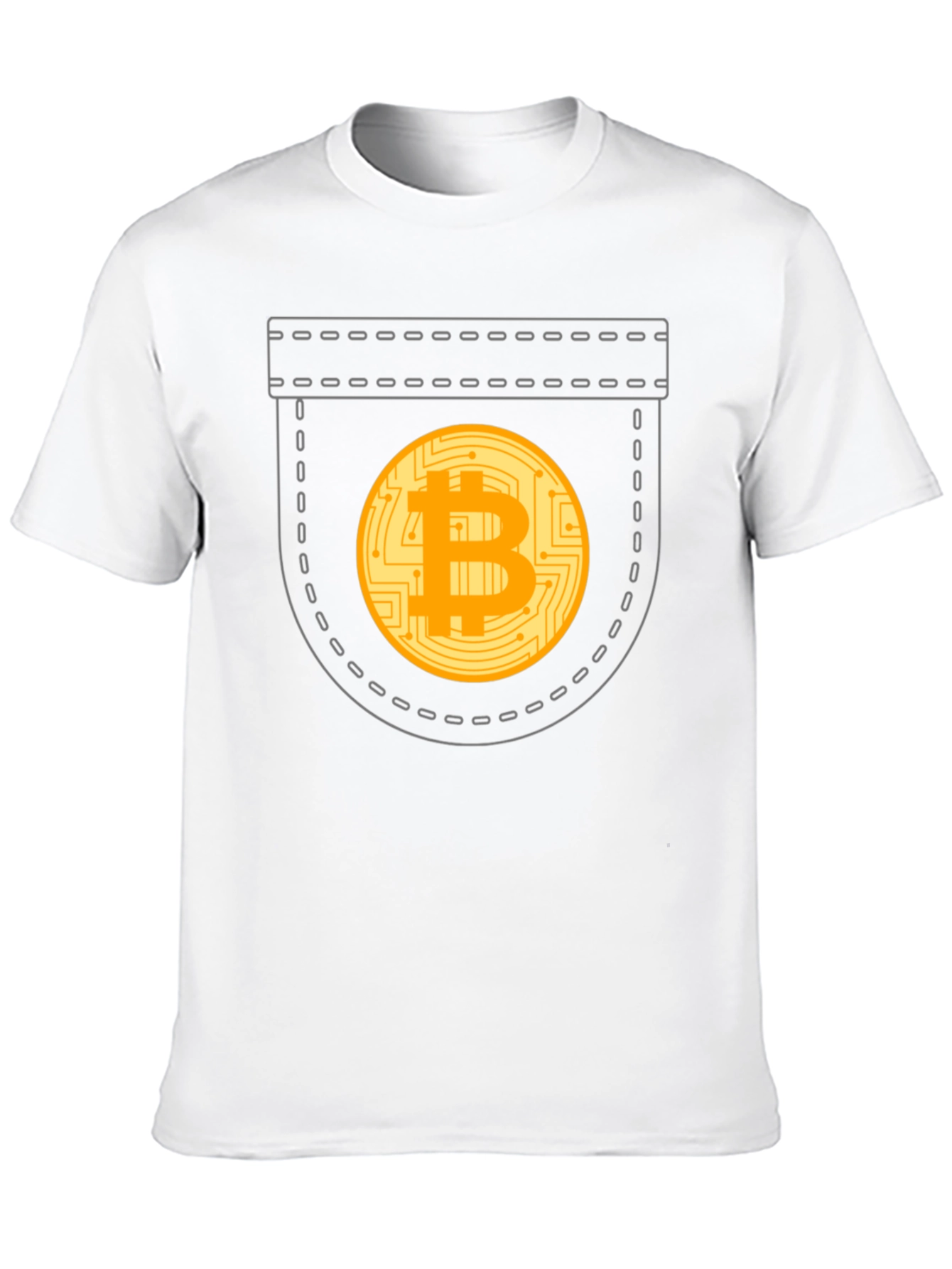 Bitcoin Pocket T-Shirt - Crypto Currency Tee