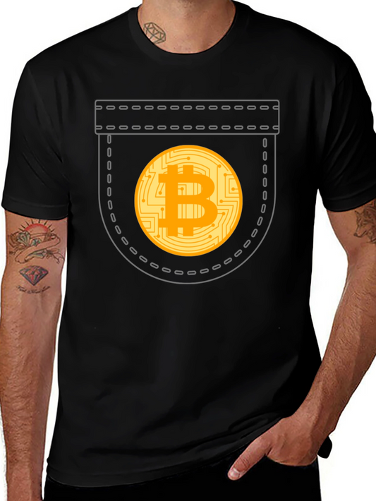 Bitcoin Pocket T-Shirt - Crypto Currency Tee