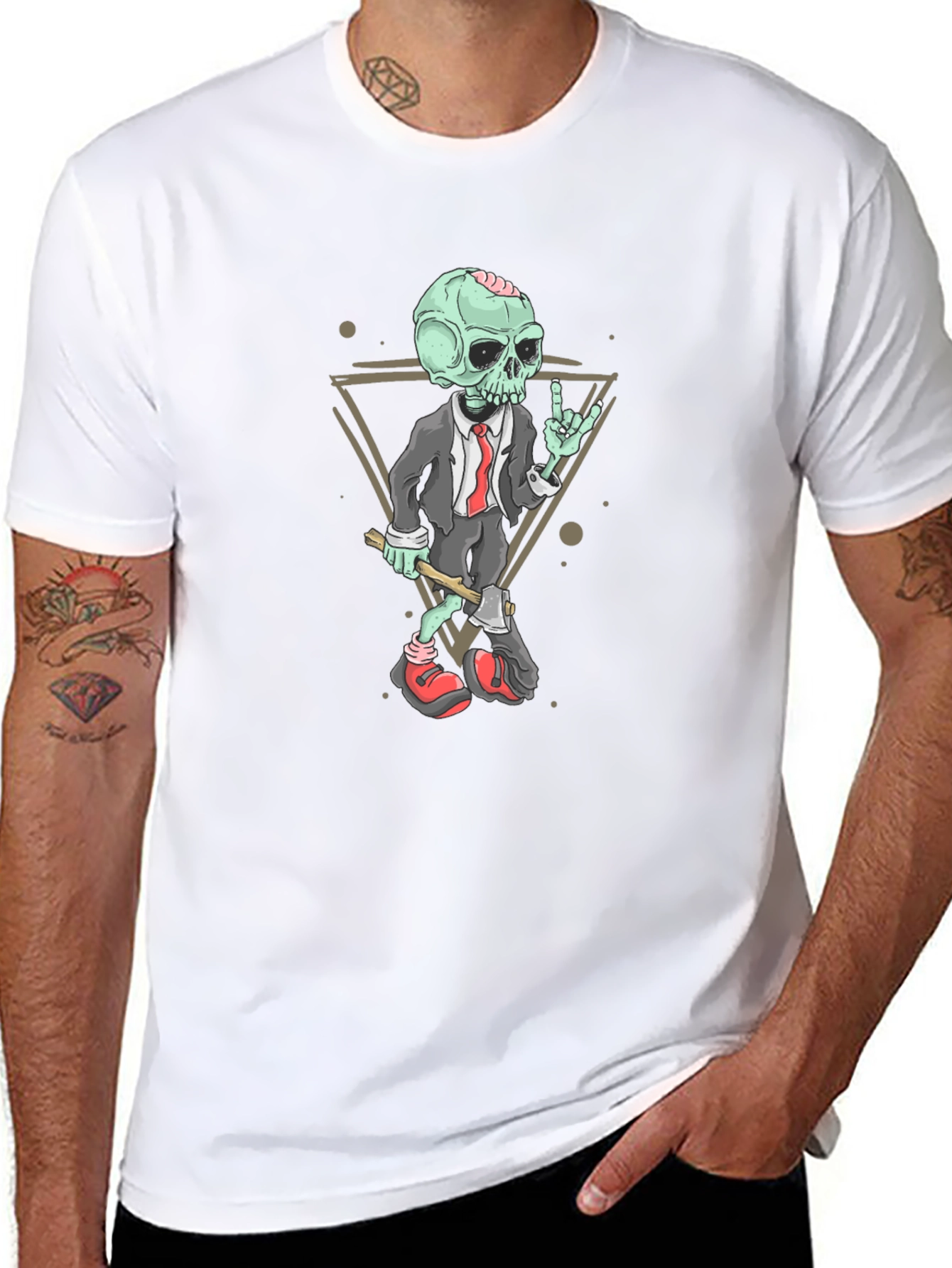Zombie Dude T-Shirt - Rock On!
