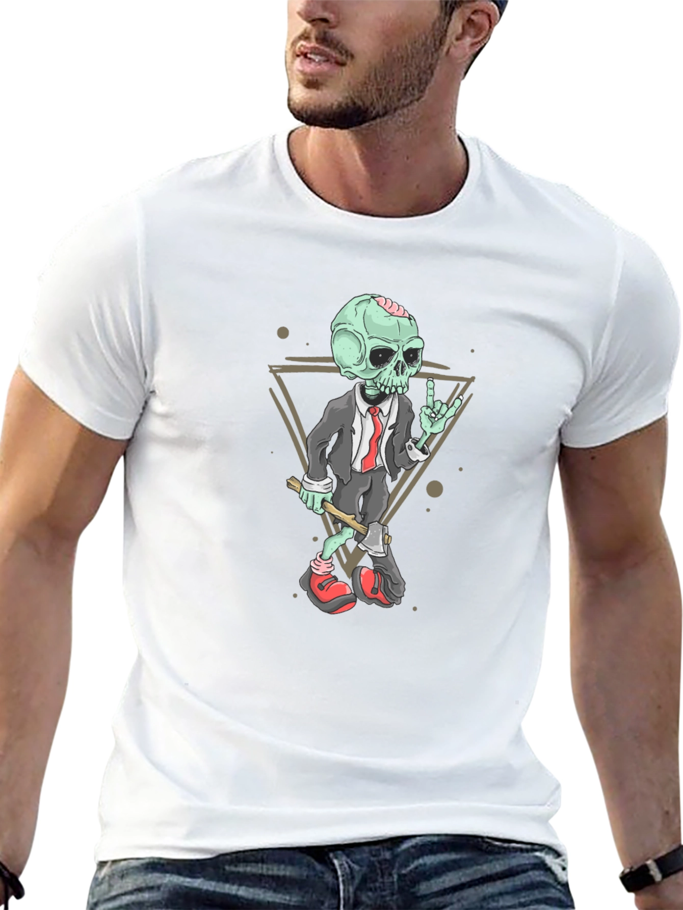 Zombie Dude T-Shirt - Rock On!