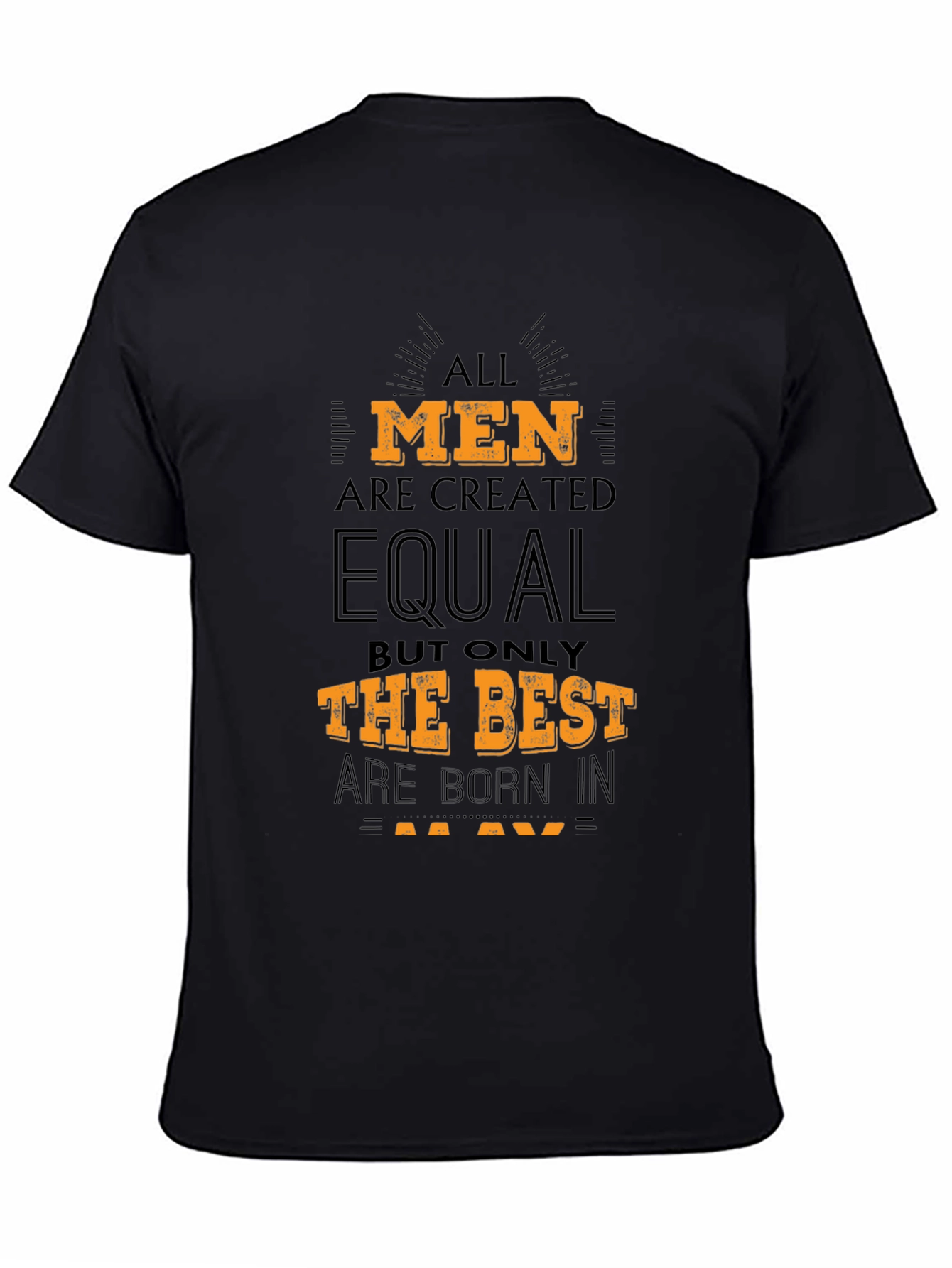 Mens Best Are Born in May Graphic Tee