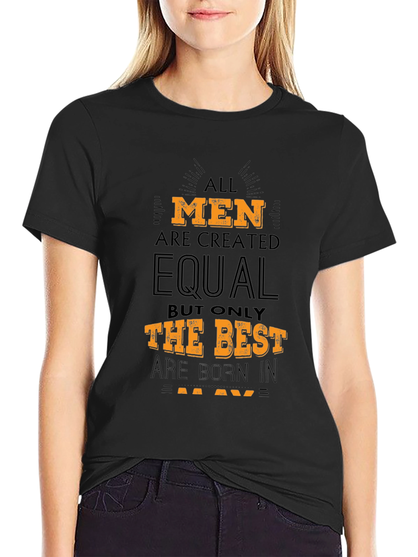 Mens Best Are Born in May Graphic Tee
