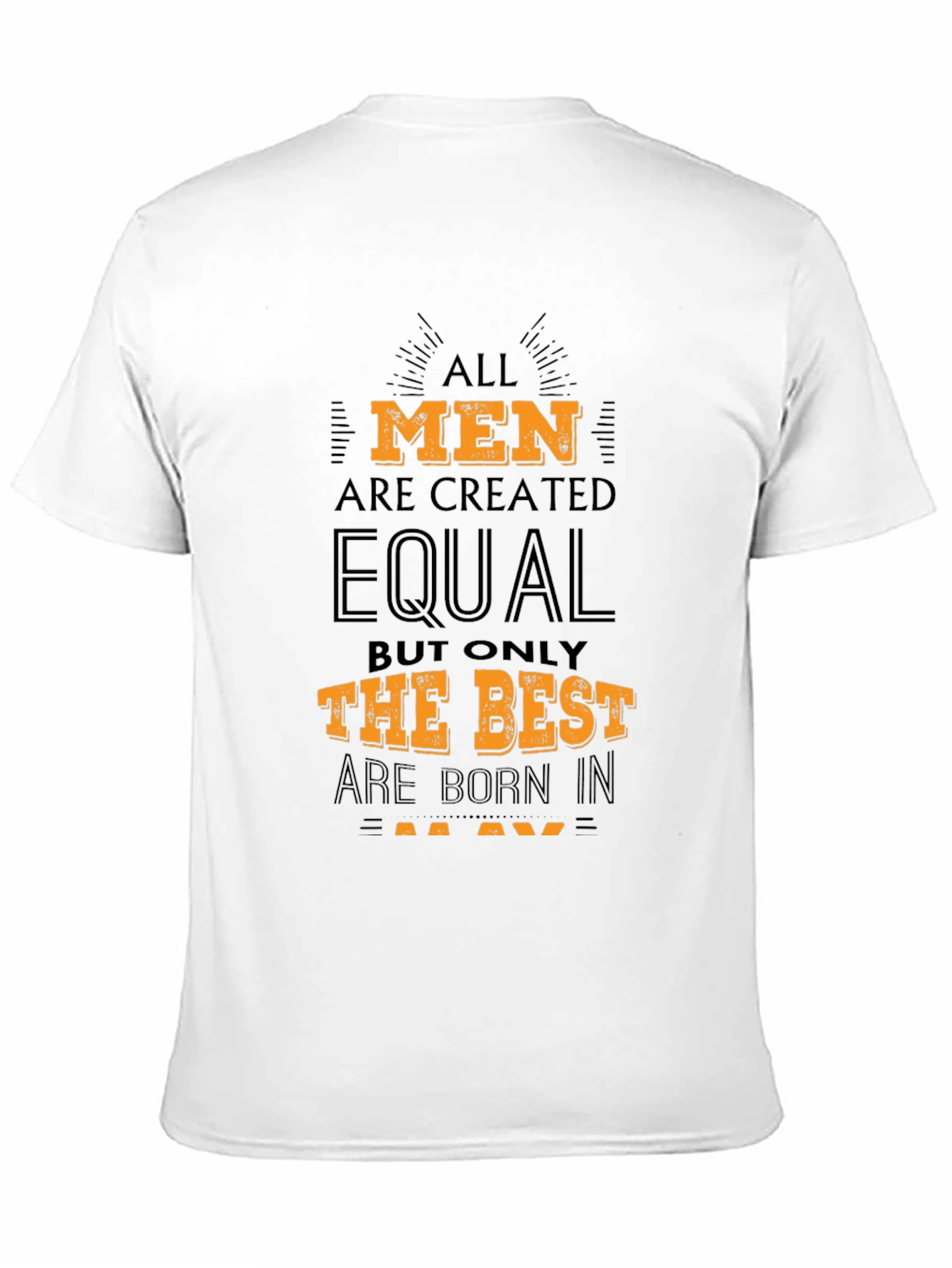 Mens Best Are Born in May Graphic Tee