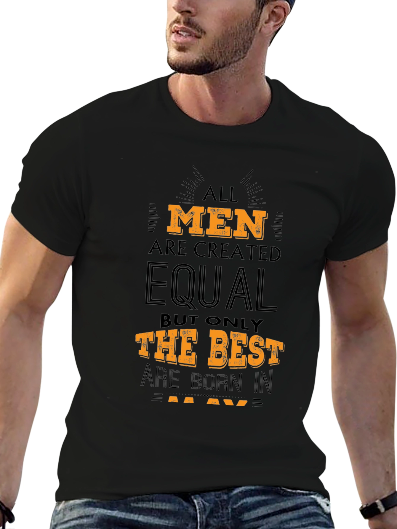 Mens Best Are Born in May Graphic Tee