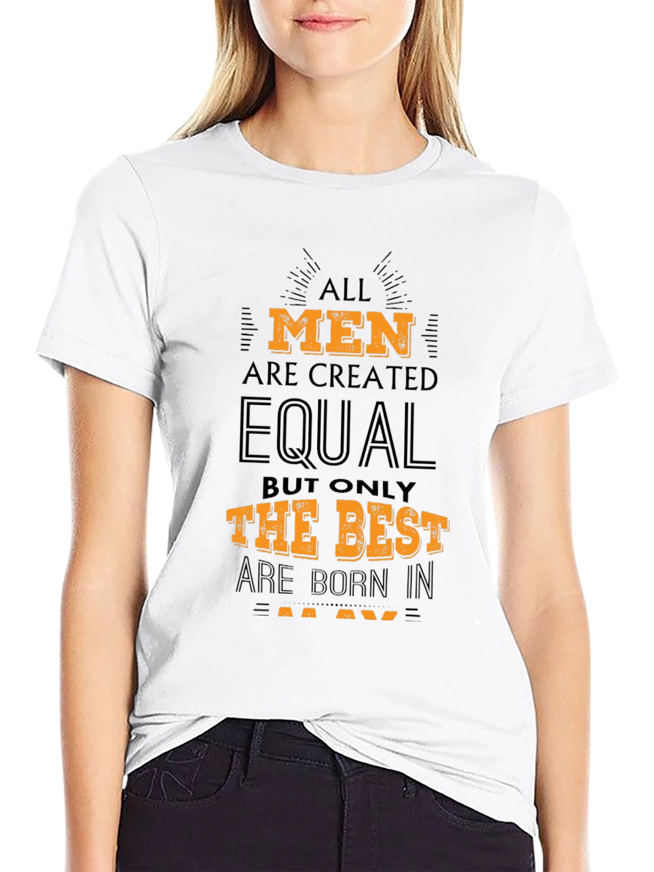 Mens Best Are Born in May Graphic Tee