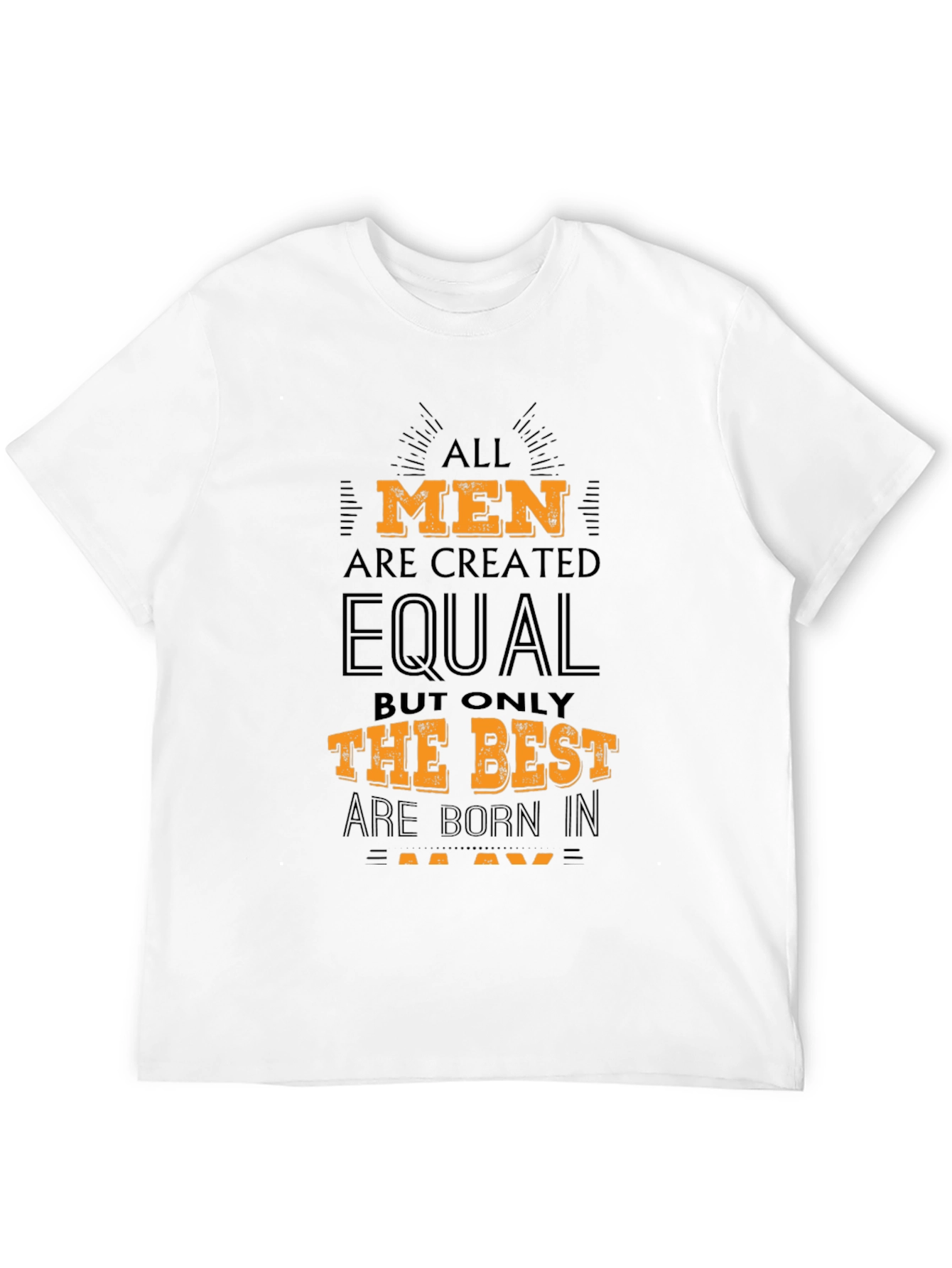 Mens Best Are Born in May Graphic Tee