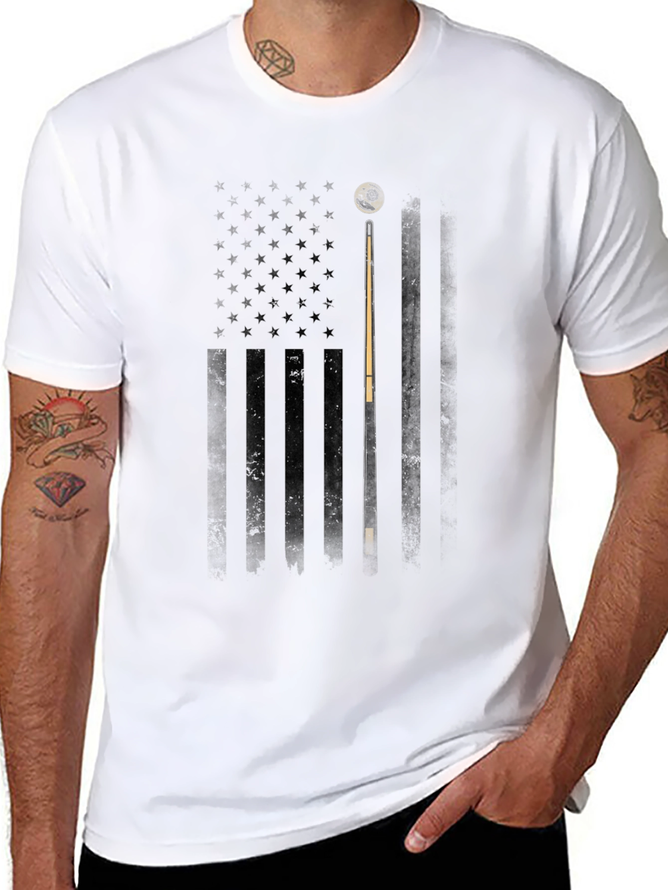 Patriotic Billiards T-Shirt