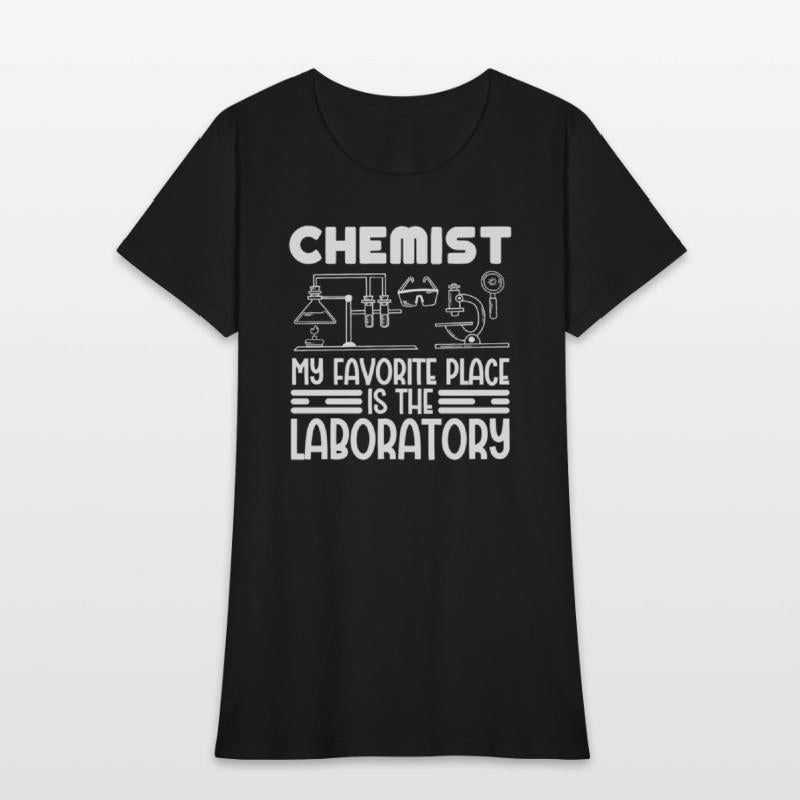 Chemist favorite place is laboratory chemistry lab