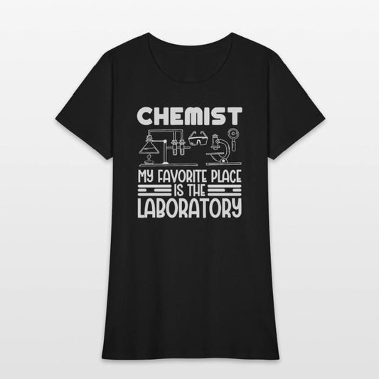 Chemist favorite place is laboratory chemistry lab