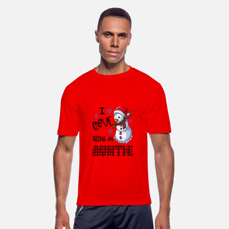 Chirstmas Snowman I Love Being An Auntie