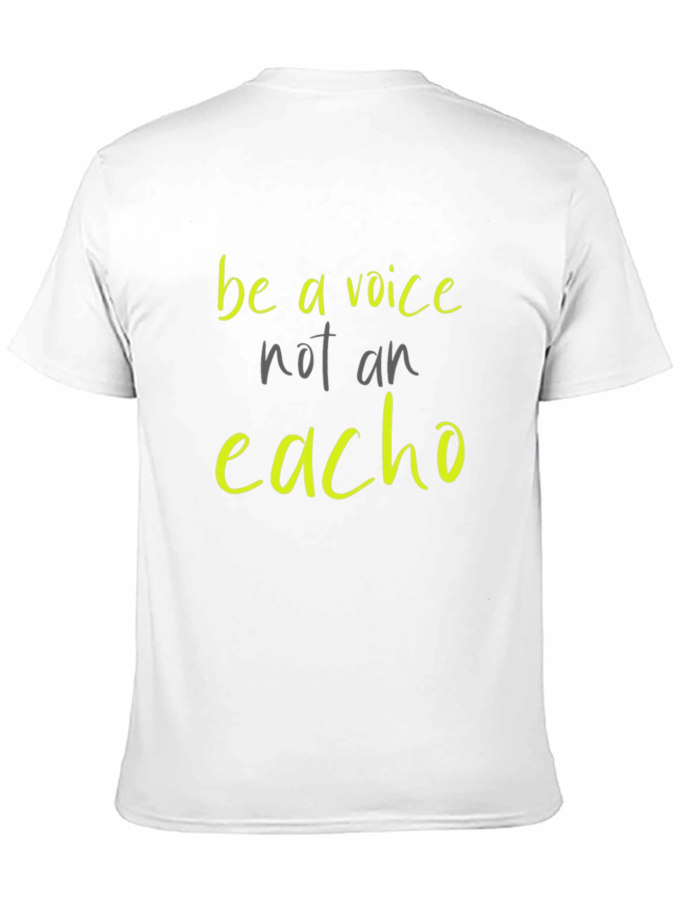 Be A Voice Tee - Stylish Graphic Print Shirt