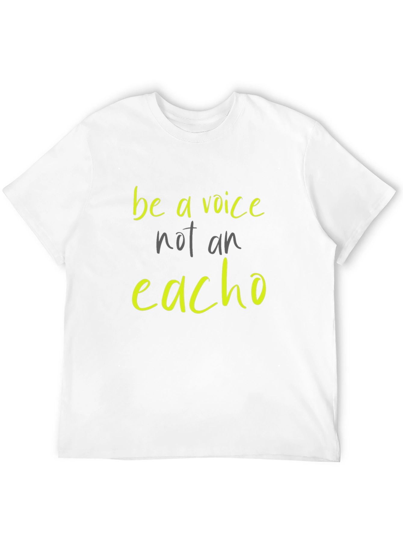 Be A Voice Tee - Stylish Graphic Print Shirt