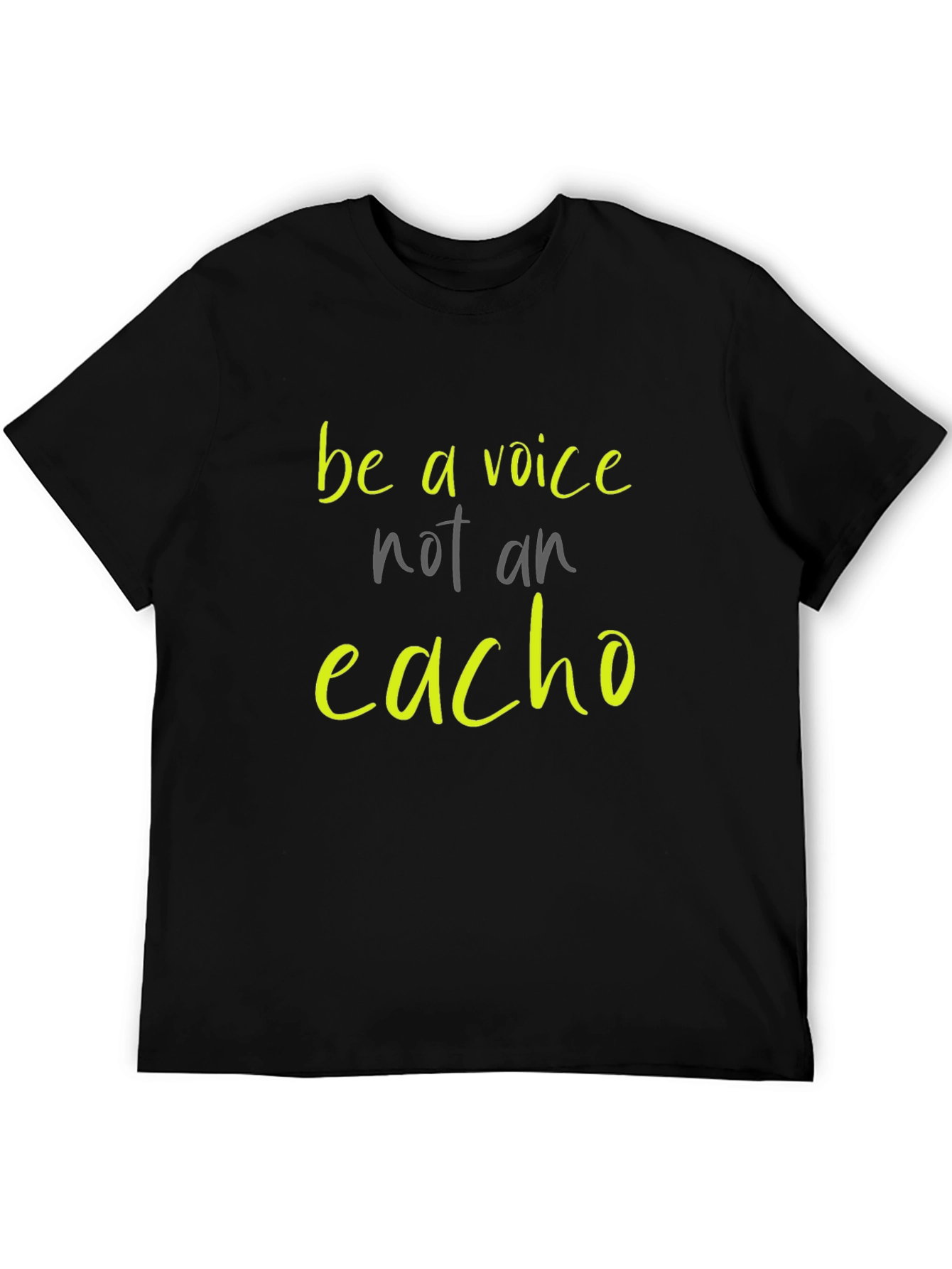 Be A Voice Tee - Stylish Graphic Print Shirt
